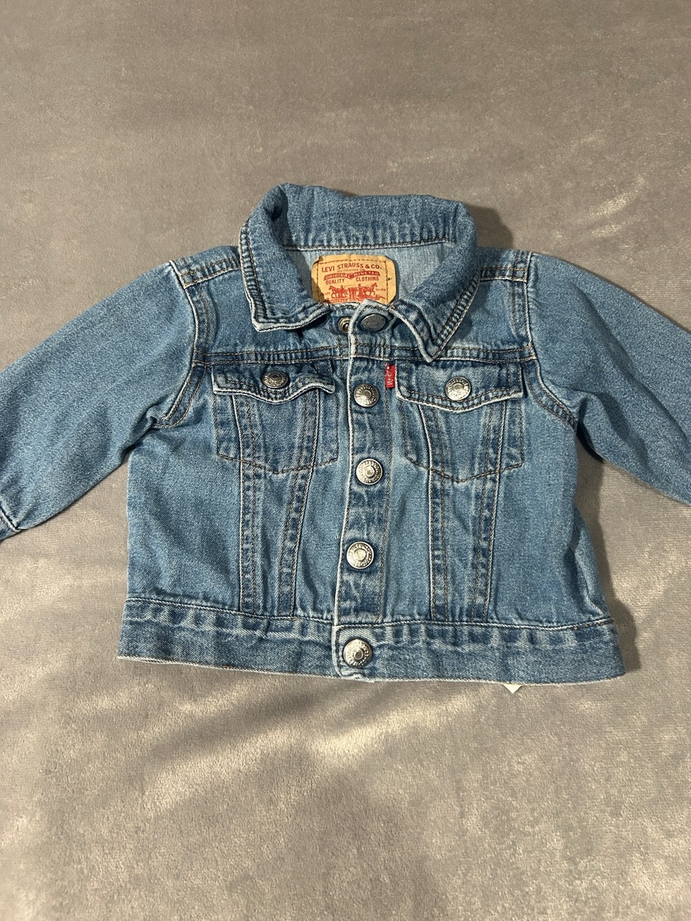 Levi's Kids Light Blue Denim Jacket with Button Front